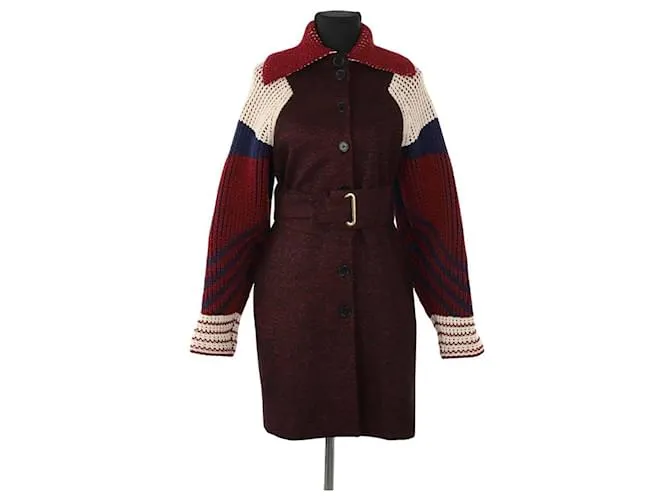 Kenzo Cappotto di lana rosso