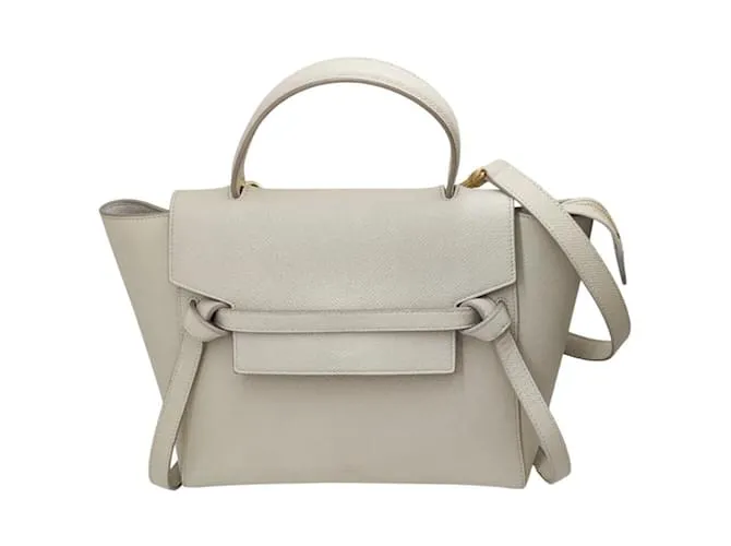 Céline Borsa a mano micro pelle Celine Belt Bag Crudo