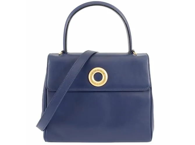 Céline Borsa a mano Celine Old Circle Blu navy