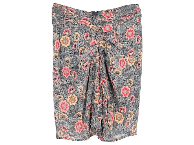 Gonna Sevan in seta stampata floreale Isabel Marant Étoile