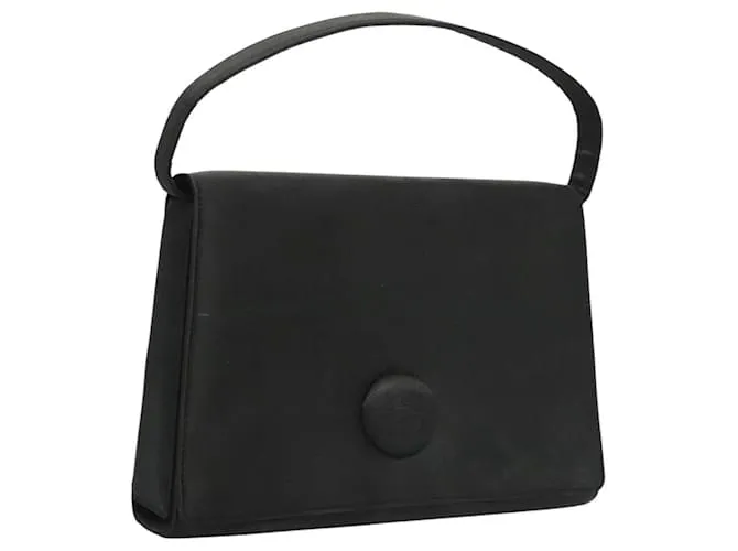 Borsa a mano GIVENCHY in nylon nero Auth bs24702