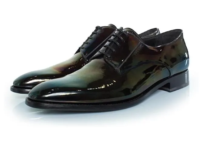 Givenchy, derby in pelle iridescente Nero