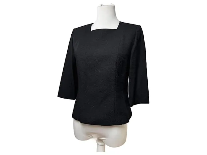 Cappotto in lana vintage Givenchy nero