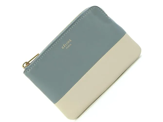 Céline Portamonete Celine Solo 106013 Blu Beige