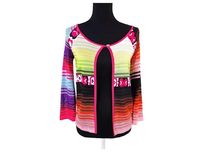 Bazar Christian Lacroix cardigan colorato da donna Multicolore