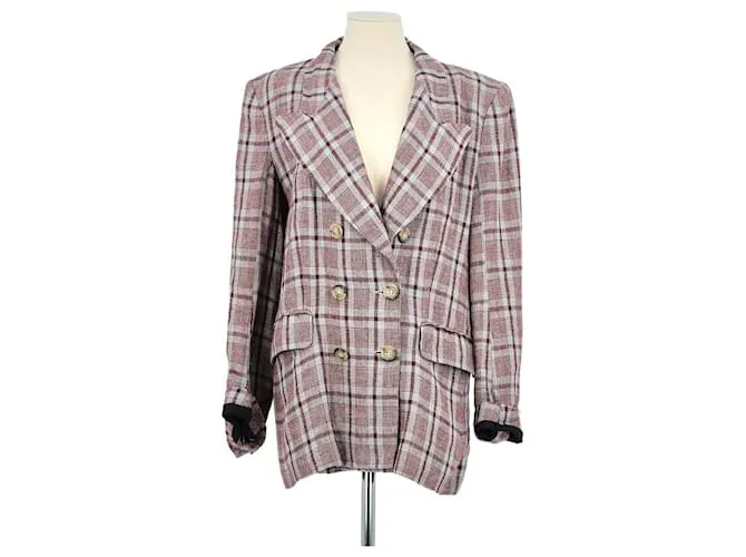 Isabel Marant Blazer in lino rosso