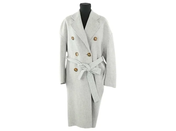 Acne Cappotto in lana grigio