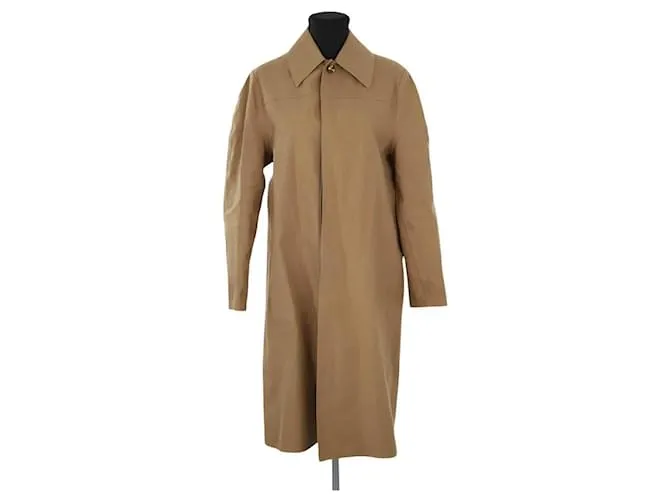 Acne Trench coat in cotone cammello