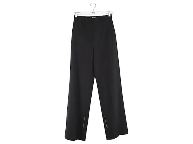 Jacquemus Pantaloni larghi in lana Nero