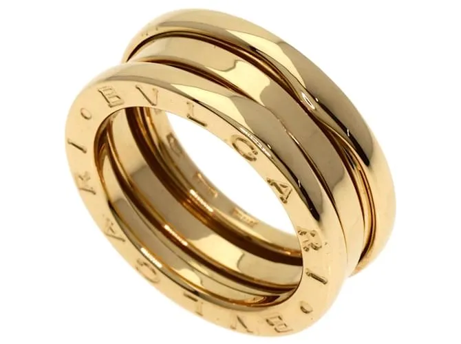 Bulgari Anello a fascia in oro giallo 18K Bvlgari B.zero1