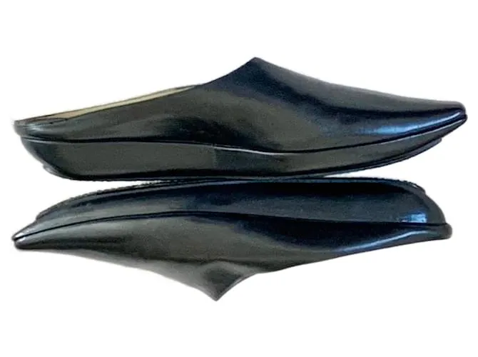 Zoccoli in pelle Louis Vuitton Nero