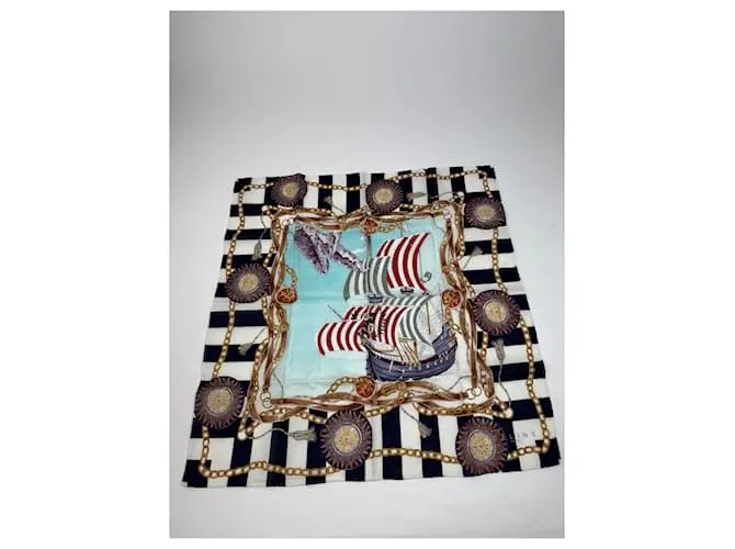 Céline Sciarpa da barca vintage Celine Nero