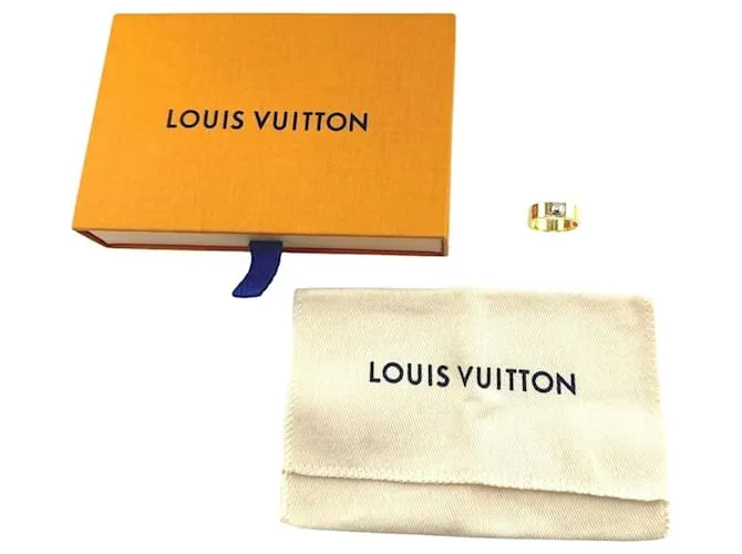 Anello a fascia placcato oro Louis Vuitton D'oro