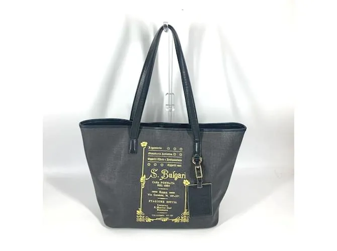 Borsa a spalla Bvlgari S.Bulgari Logo Marrone Giallo