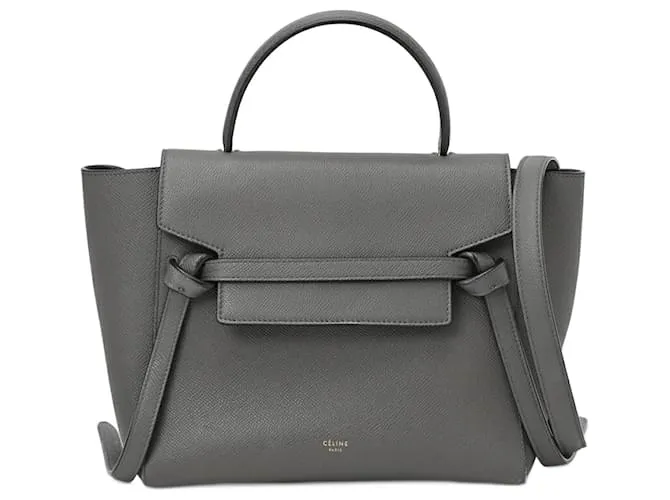 Céline Borsa a cintura micro spalla Celine in grigio Marrone