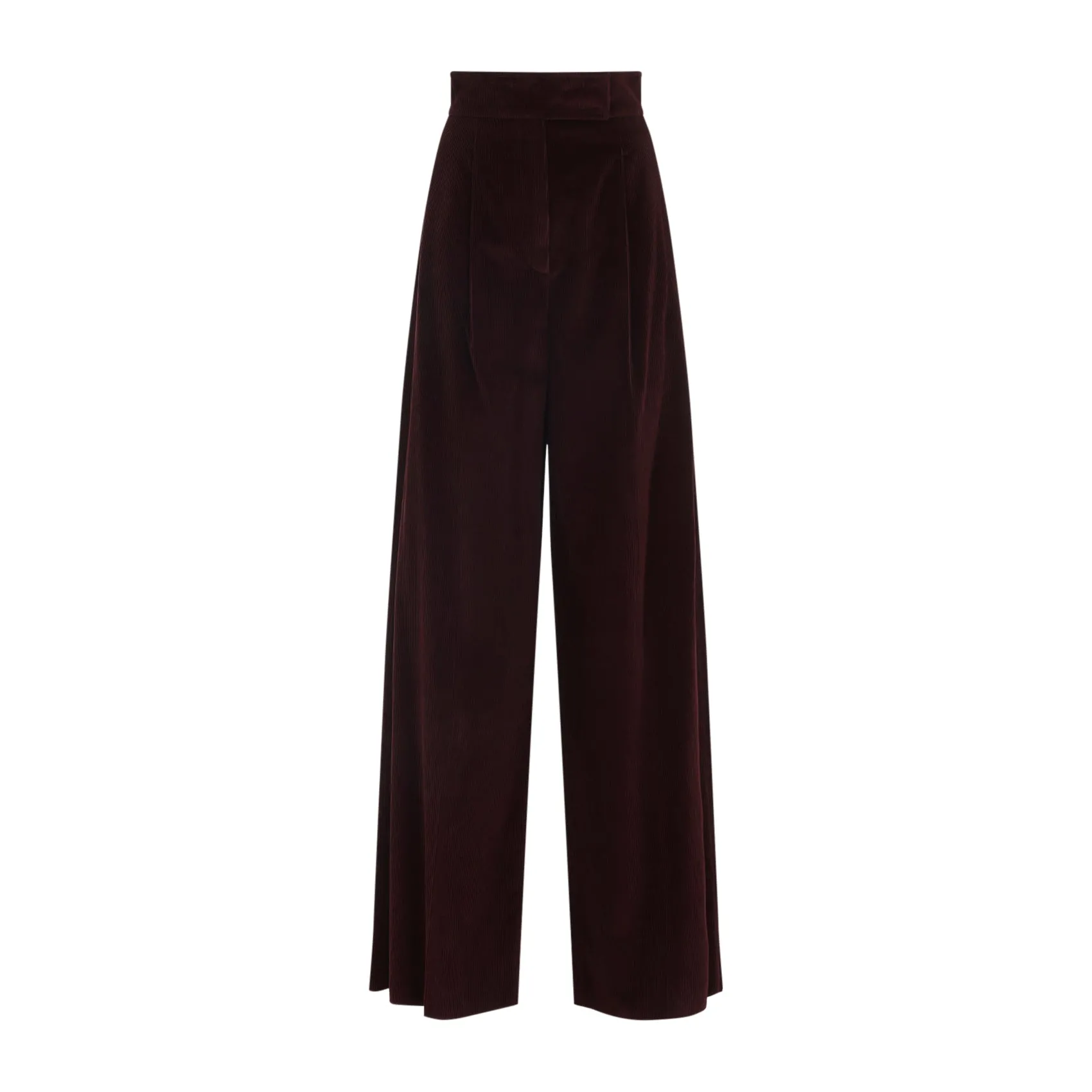 Cherry Red Cotton Bosso Pants