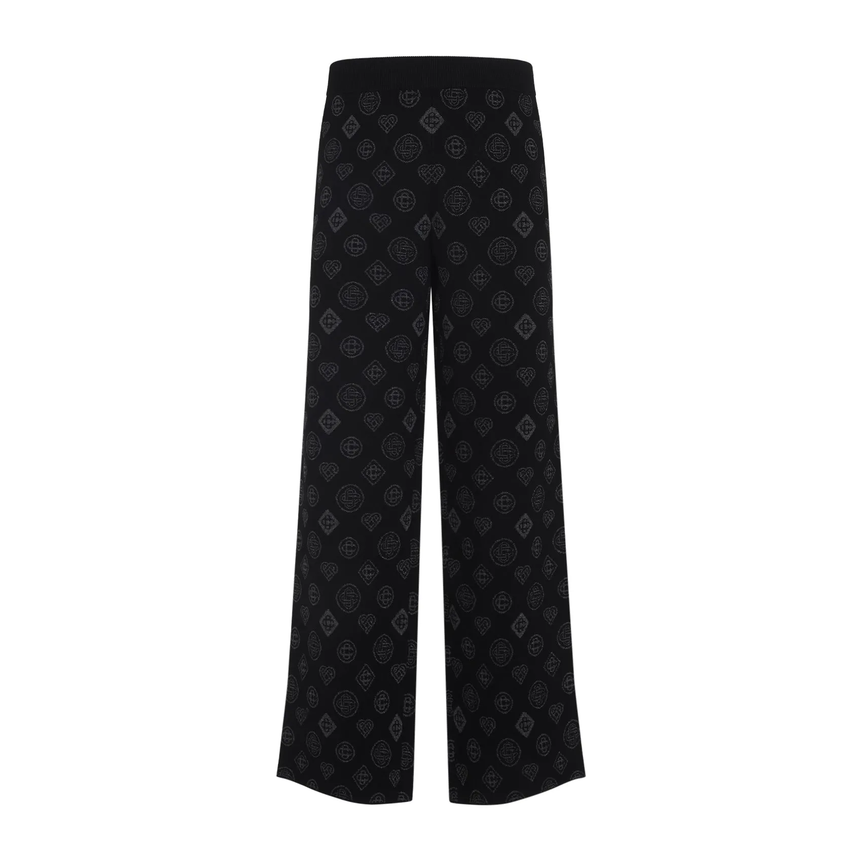 Black City Jacquard Trousers