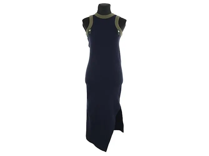 Sacai Abito in cotone blu