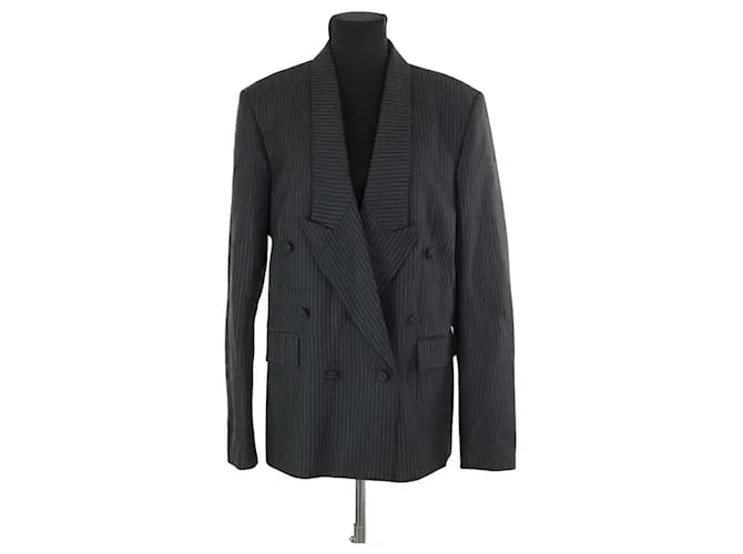 Coperni Blazer in lana nera Nero