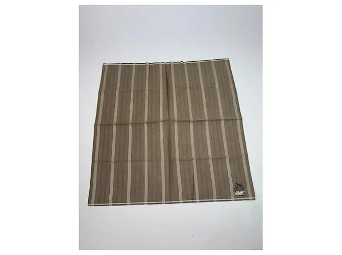 Céline Sciarpa vintage Celine a righe marrone