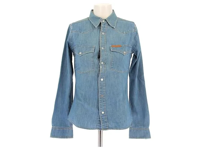 Paco Rabanne Camicia di denim Blu