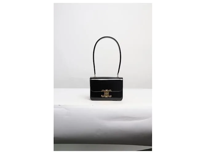 Céline Borsa a spalla in patent Garance per adolescente nero