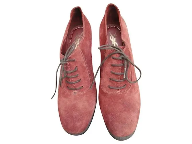 Yves Saint Laurent Ankle Boots Rosso