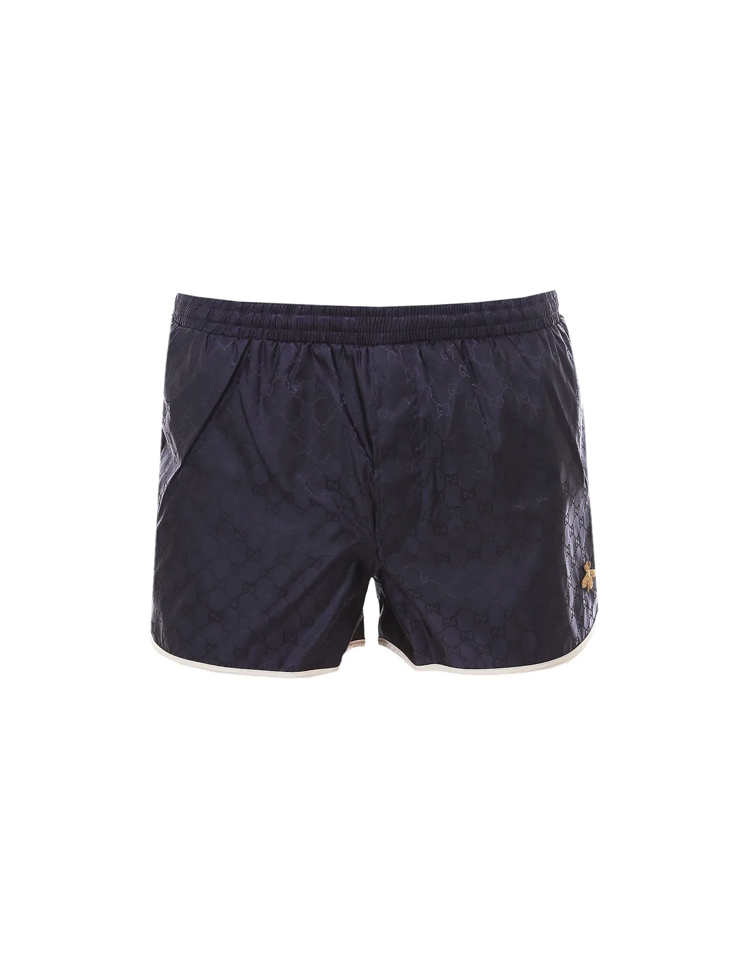 Swim Trunks With Gg Print