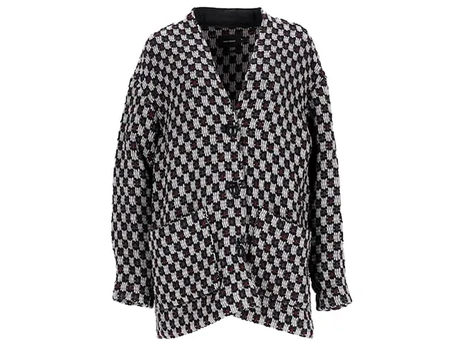 Giacca Dianeline Isabel Marant in lana nera Multicolore