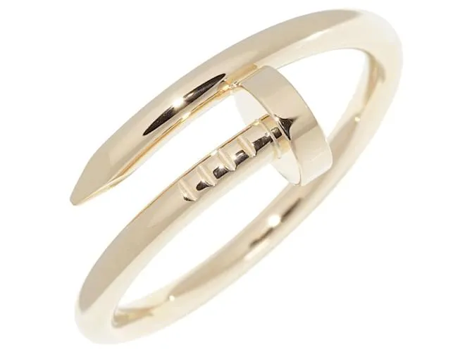 Anello Cartier Juste un Clou Au750 Taglia 28.5 D'oro Metallico