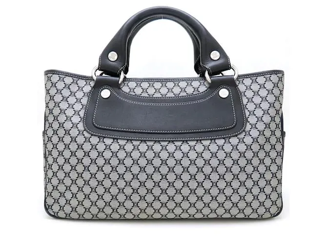 Céline Borsa a mano Celine Boogie Bag Marrone Nero