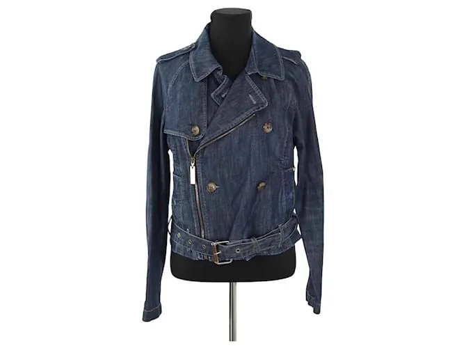 Armani Giacca in cotone blu