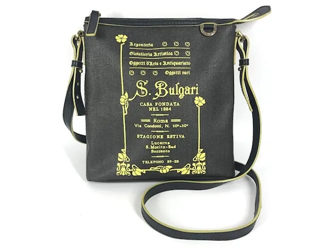 Borsa a Spalla Bvlgari S.Bulgari Pochette Marrone Giallo