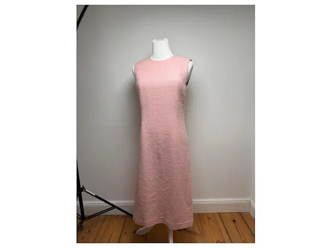 Abito in lana vintage Balenciaga M rosa