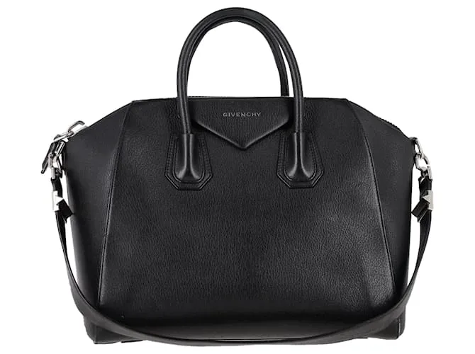 Borsa Antigona Media Givenchy in Pelle Nera Nero