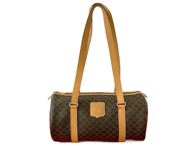 Céline Borsa 2 in 1 in PVC Celine Macadam Blazon Marrone