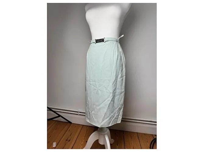 Céline Gonna vintage Celine turchese S