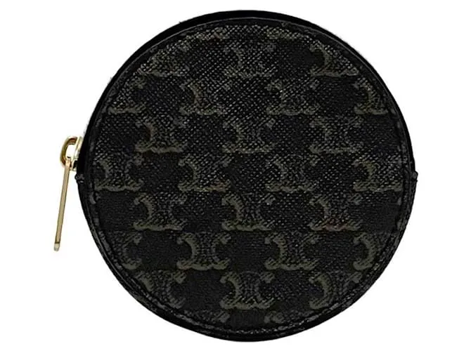 Céline Portamonete Triomphe Nero Celine