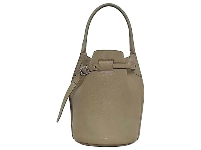Big Bag Céline Borsa in pelle beige Celine