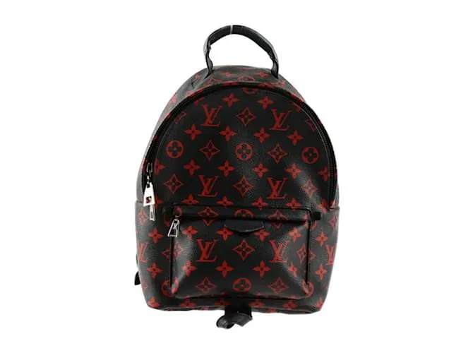 Zaino Palm Springs PM di Louis Vuitton Nero Rosso