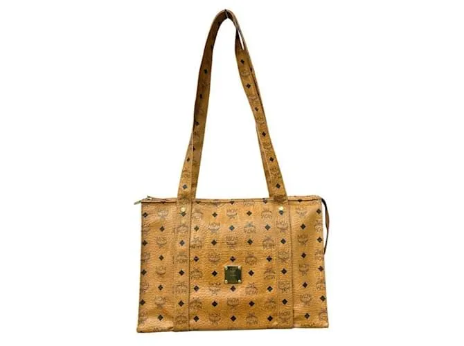 Borsa Tote Glam MCM Cognac W4