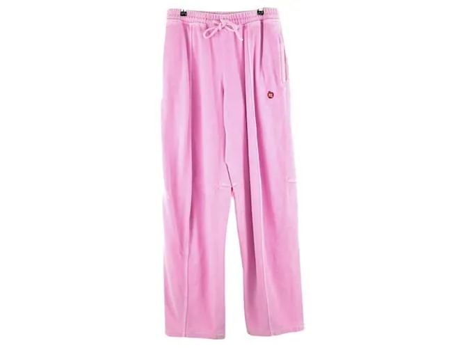 Alexander Wang Pantaloni sportivi in cotone rosa
