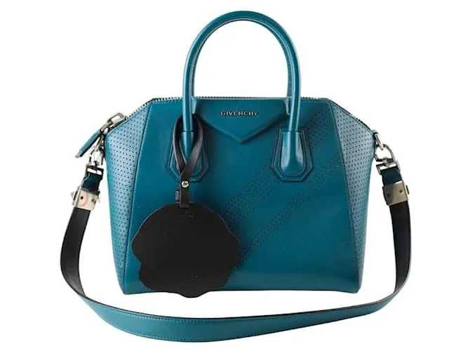 Givenchy Borsa a mano in pelle blu
