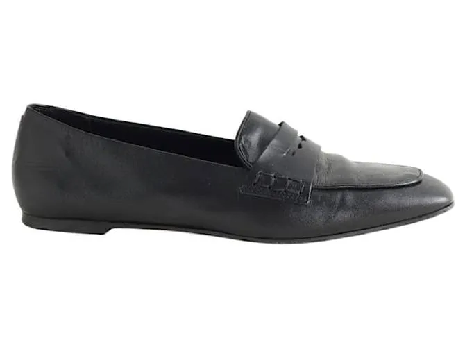 Aeyde Mocassini in pelle nera Nero