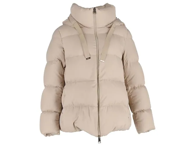Giacca in piuma Herno Arendelle in poliamide beige