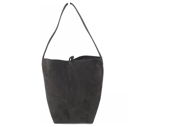 NUOVO BORSO A MANO THE ROW CABAS VERTICALE PARK N/S IN CAMOSCIO NERO MM