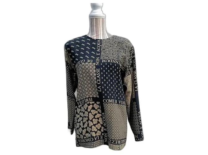 Moschino camicia vintage 1980s Nero