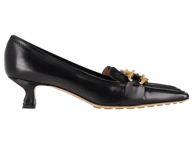Pumps Bottega Veneta Madame in pelle nera Nero