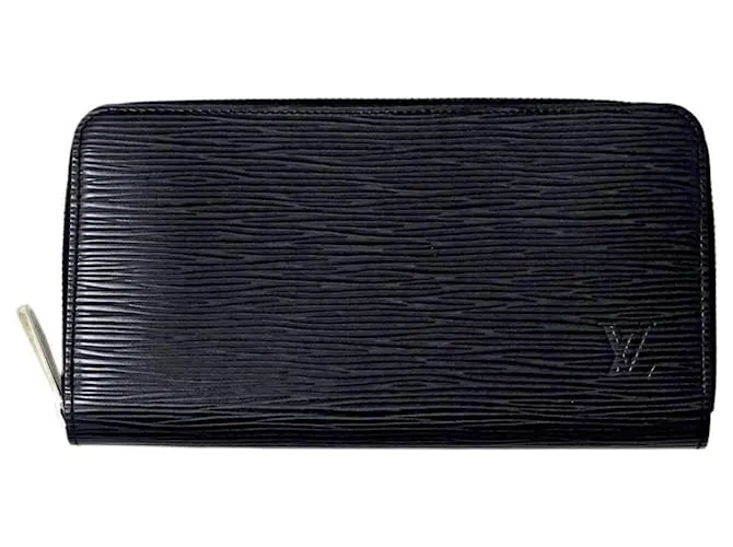 Zippy Portafoglio lungo in pelle Epi Louis Vuitton Nero