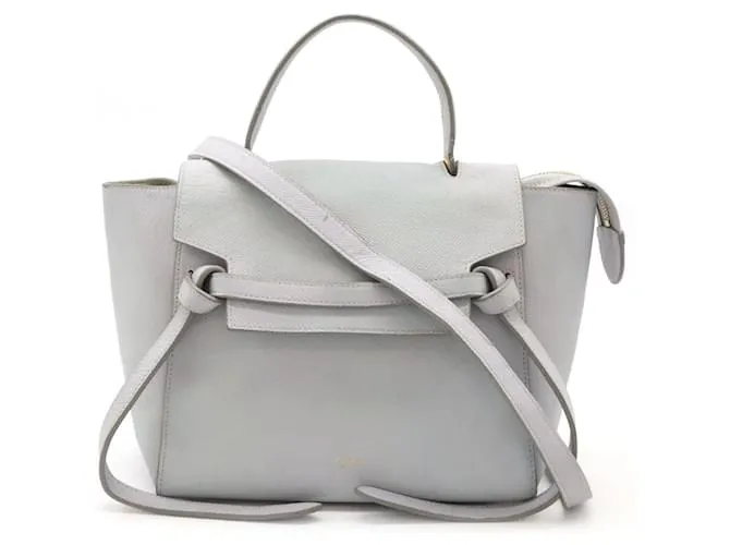 Céline Borsa a cintura in pelle Celine 2WAY Blu